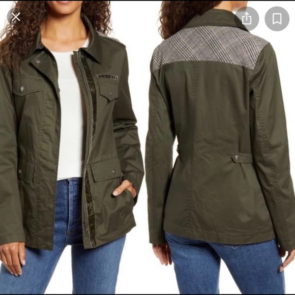Sam Edelman Jackets \u0026 Coats | Sam Edelman Field Coat | Color: Green | Size: S | Pm-98978094's Closet